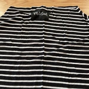 Milk Snob Striped Nursing/Car Seat Cover